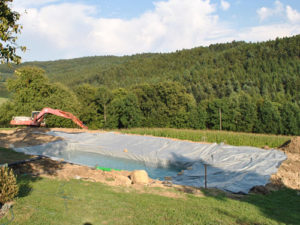 Wasserdichte Poolplanen für den Bau von Teichen und Pools