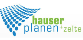 Logo des Unternehmens Hauser Planen + Zelte e.K.