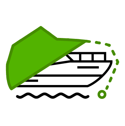 Icon einer Bootplane