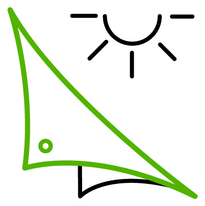 Icon für ein Sonnensegel